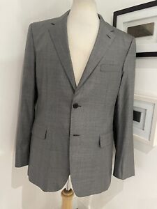 PRADA Suit Wool & Silk Grey Size 40 UK 50 IT Pristine RRP £2195