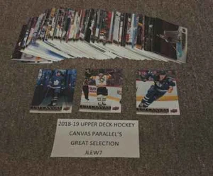 MATS ZUCARELLO 2018-19 18-19 UPPER DECK CANVAS PARALLEL #C55 RANGERS - Picture 1 of 1