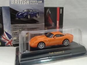 KYOSHO 1/64  TVR  Tuscan S Orange  Diecast Model Car Free/shipping From/Japan