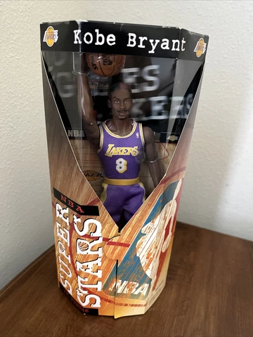 1999 MATTEL NBA SUPER STARS 13" KOBE BRYANT FIGURE COURT COLLECTION LA LAKERS Cover