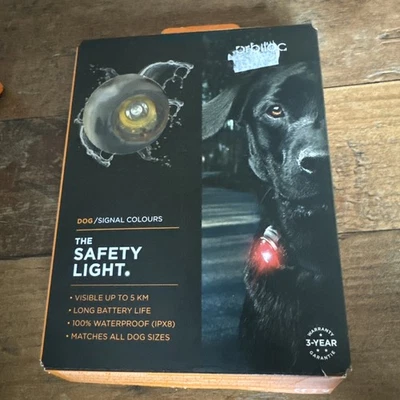 Orbiloc Dog Dual LED Licht,Sicherheit für Tier und Mensch, Leuchthalsband Hund