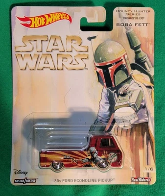 Hot Wheels Star Wars Boba Fett '60s Ford Econoline Pickup Diecast Premium  - Image 1 of 4