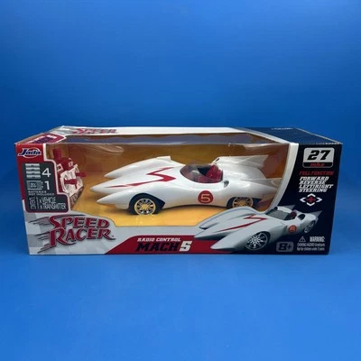Speed Racer 1:12 MACH 5 Car RC Radio Control Car 27mhz Jada 2007 - Sealed - P30 - Image 1 of 4