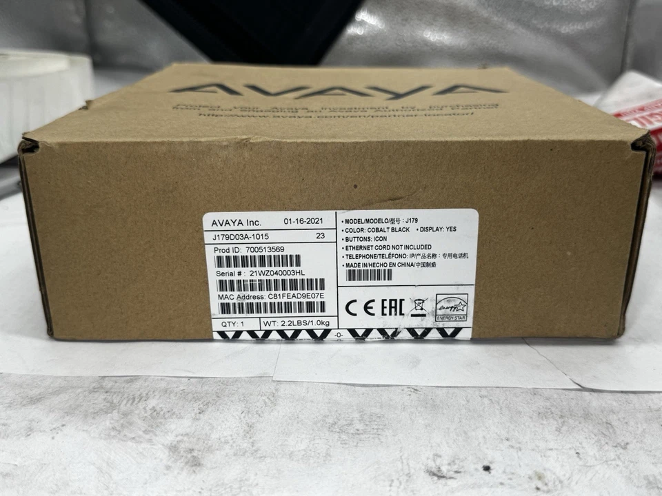 AVAYA J179 700513569 IP OFFICE PHONE - 8 line -