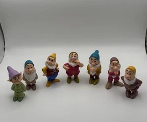 Vintage 2" Seven Dwarfs Figures from Snow White and the Seven Dwarfs Movie - Picture 1 of 3