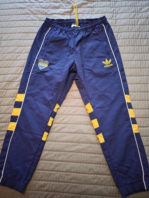 Pantalones deportivos Adidas Originales Boca Juniors para hombre talla L "Bring Back" azules JI9492 Foto 1 de 4