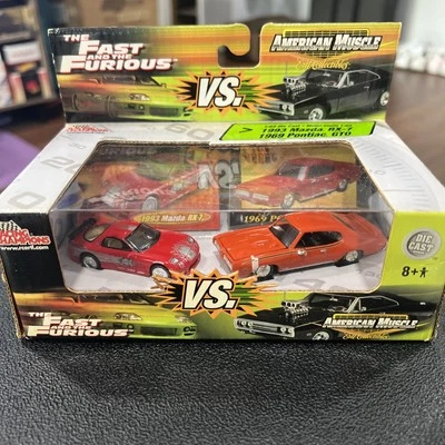 Racing Champions The Fast and The Furious ‘93 Mazda RX-7  VS  Pontiac GTO  New - Image 1 of 2