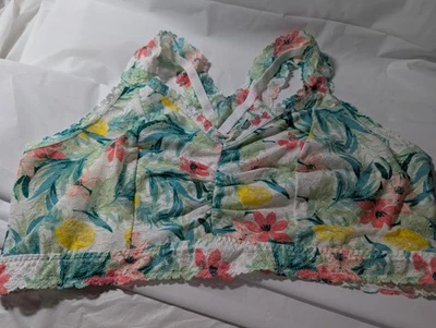 Bralette Cacique Encaje Floral Espalda Corredora Talla (22/24)  Foto 1 de 4