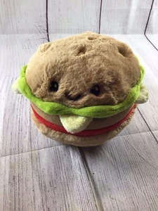 Squishable Mini Comfort Food Hamburger Cheeseburger Plush Toy Pillow 7” - Picture 1 of 14