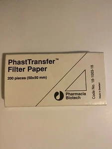 Pharmacia Biotech PhastTransfer Filterpapier 200 Stück (50mmx50mm) 18-1003-18 - Bild 1 von 2