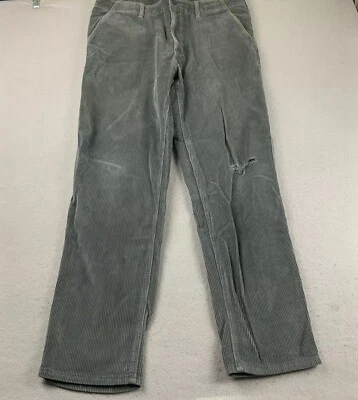 Pantalones Patagonia Para Hombre 36 Gris Pana Algodón Orgánico Frente Plano Pierna Recta * Foto 1 de 4