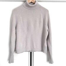 & Other Stories Cashmere Turtleneck Sweater in Oatmeal Beige Size Medium
