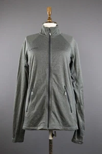 Damen Mammut Polartec grau Stretch Langarm Outdoor Fleece Jacke Größe L - Bild 1 von 12