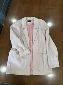 Vintage Siena Rosa Leder Damen M. *Knopf fehlt* - Bild 1 von 6