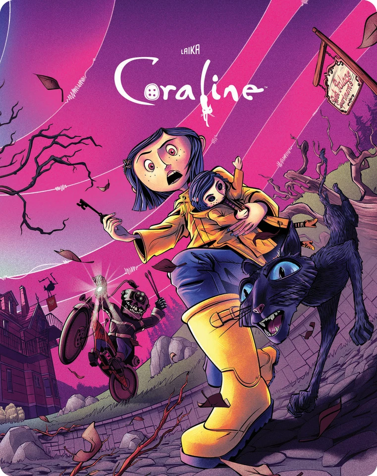 Coraline [SteelBook] (4K UHD Blu-ray/Blu-ray, 2009)