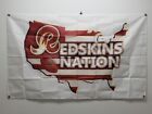 Washington Redskins Flag 3ftx5ft "Redskins Nation" Flag Banner Nfl *New