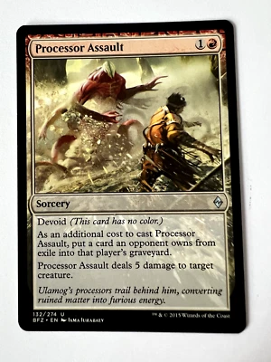 MTG MagicThe Gathering Battle for Zendikar Processor Assault Uncommon LP - Image 1 of 2