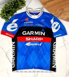 Castelli Garmin Cervelo Team RossoCorsa Cycling Jersey Bike Top Shirt XL - Picture 1 of 7
