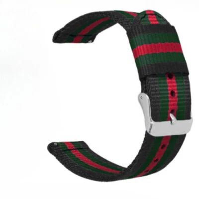 Correa de reloj deportiva de lona de nailon de alta calidad 18/20/22/24 mm liberación rápida Foto 1 de 4