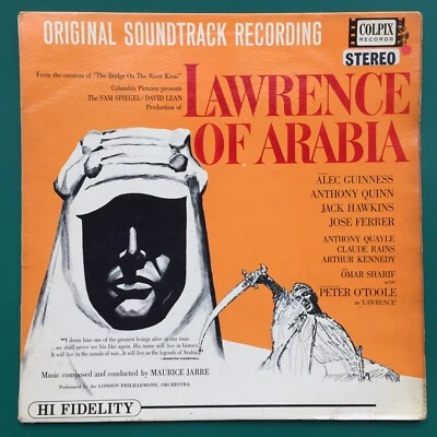 Maurice Jarre David Lean’s LAWRENCE OF ARABIA Soundtrack LP Peter O’Toole STEREO - Image 1 of 4