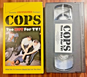 Cops Too Hot For TV Volume 1 VHS 1996 Uncensored Movie Classic Crime TV Show - Picture 1 of 10