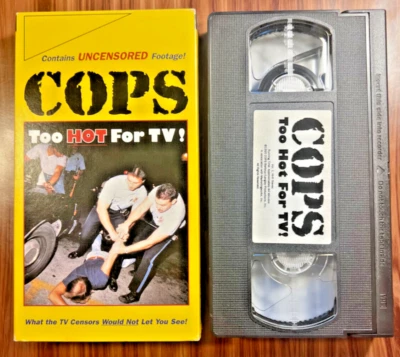 Cops Too Hot For TV Volume 1 VHS 1996 Uncensored Movie Classic Crime TV Show - Image 1 of 4