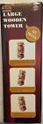 Real Wood Games Wooden Tower Blocks 48 Pieces