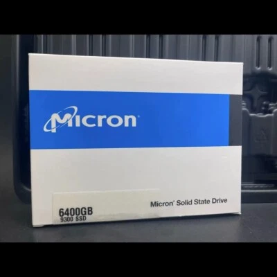 SSD New 6.4TB State Drive MICRON Solid MAX 9300 6400GB - Image 1 of 2