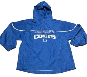 Giacca a vento Indianapolis Colts con cappuccio giovanile media 1/4 tasche zip - Foto 1 di 13