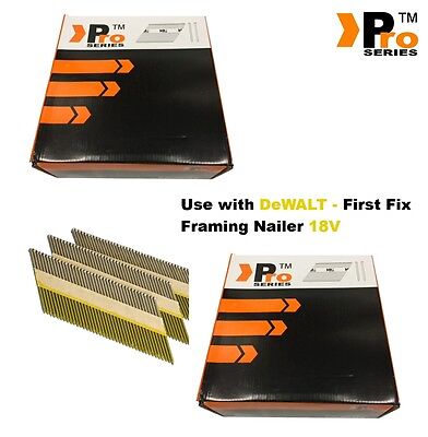 4160  Nails For  DEWALT Cordless DCN692 Framing Nails,Clipped D-Head  -    020 • 93.22£