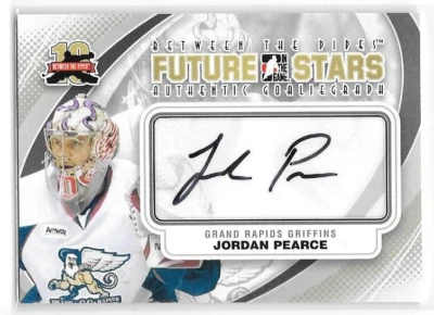 2011-12 ITG Between The Pipes Autographs Goaliegraphs #A-JP Jordan Pearce - Image 1 of 2