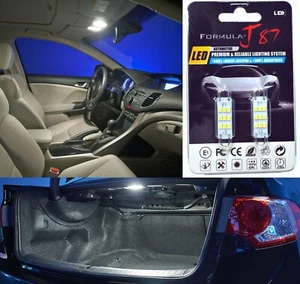 Luz LED Canbus Libre de Errores 561 1.2W Blanco 5000K Dos Bombillas Interior Tronco de Carga - Imagen 1 de 7