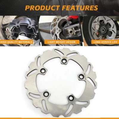 Wavy Rear Brake Disc For Yamaha YZF R1 2004-2021 YZF R6 2003-2021 YZF-R1 YZF-R6 - Image 1 of 4