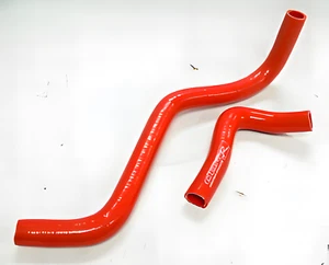 OBX Pure Silicone Radiator Hose 88-01 Honda Civic DelSol LX DX EX D15/D16 Red - Bild 1 von 3