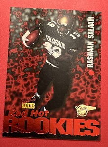  1995 Signature Rookies Fame and Fortune Red Hot Rookies #R7 Rashaan Salaam