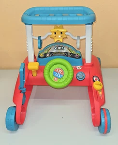 Ab 12 Monate Fisher Price 2 Seiten  Auto Lauflernwagen ABC Musik Lernen Hupen - Bild 1 von 4