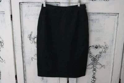 Falda negra de lana Sonia Rykiel Paris vintage hecha en Francia talla 42 Foto 1 de 4