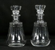 Pair of Baccarat Piccadilly Crystal Decanters