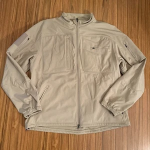Propper Softshell XXL Gorpcore Tan Tactical Zip Military Field Jacket Coat RACK - Picture 1 of 8