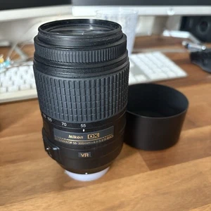 Nikon AF-S DX Nikkor 55-300mm f/4.5-5.6G ED VR Obiettivo Zoom - Funzionante, Fungo - Foto 1 di 7