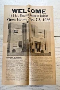 J&L Divisione Ricerca Comunicato Stampa 1956 Pubblicità Laboratorio Negaunee Iron Mine - Foto 1 di 2