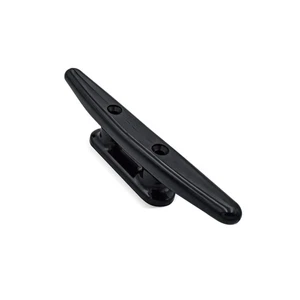 Tacchetto Dock 6 pollici. Tacchetti per barca in nylon nero resistenti alle intemperie - confezione da 8. - Foto 1 di 6