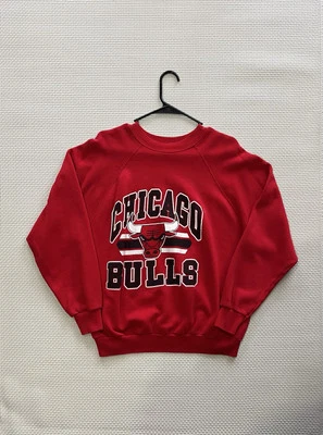 Vintage 90’s NBA Chicago Bulls Crew Neck Sweater Size L - Image 1 of 2