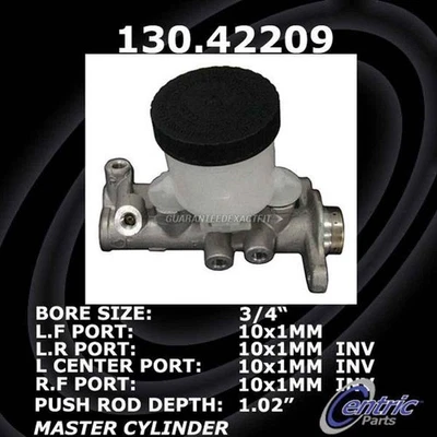 Cilindro maestro de freno centrado TCP para Nissan Sentra 1986 1987 1988 Foto 1 de 3