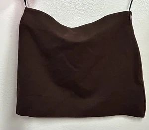 Minifalda Princesa Polly Karley Cintura Baja Chocolate Talla US 4 Nueva - Imagen 1 de 3