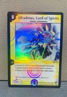 Duel Masters Alcadeias, Lord of Spirits 1/55 Never Played Beautiful Card - Image 1 of 2