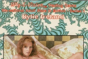 WIG-L-VISION SERIES 1, KYLIE IRELAND adult trading card set, limited to 1000 - Picture 1 of 5