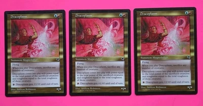 Magic the Gathering MTG Tempest DRACOPLASM  X  3 LP/EX  RARE  1997 Nice! - Image 1 of 2
