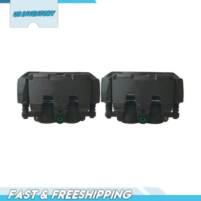 Front Brake Calipers w/ Brackets for 2007 - 2009 Dodge Durango Chrysler Aspen - Image 1 of 3