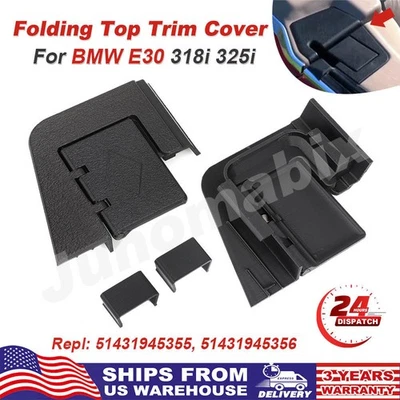 Folding Top Trim Cover For BMW E30 318i 325i Convertible 51431945355 51431945356 - Изображение 1 из 4